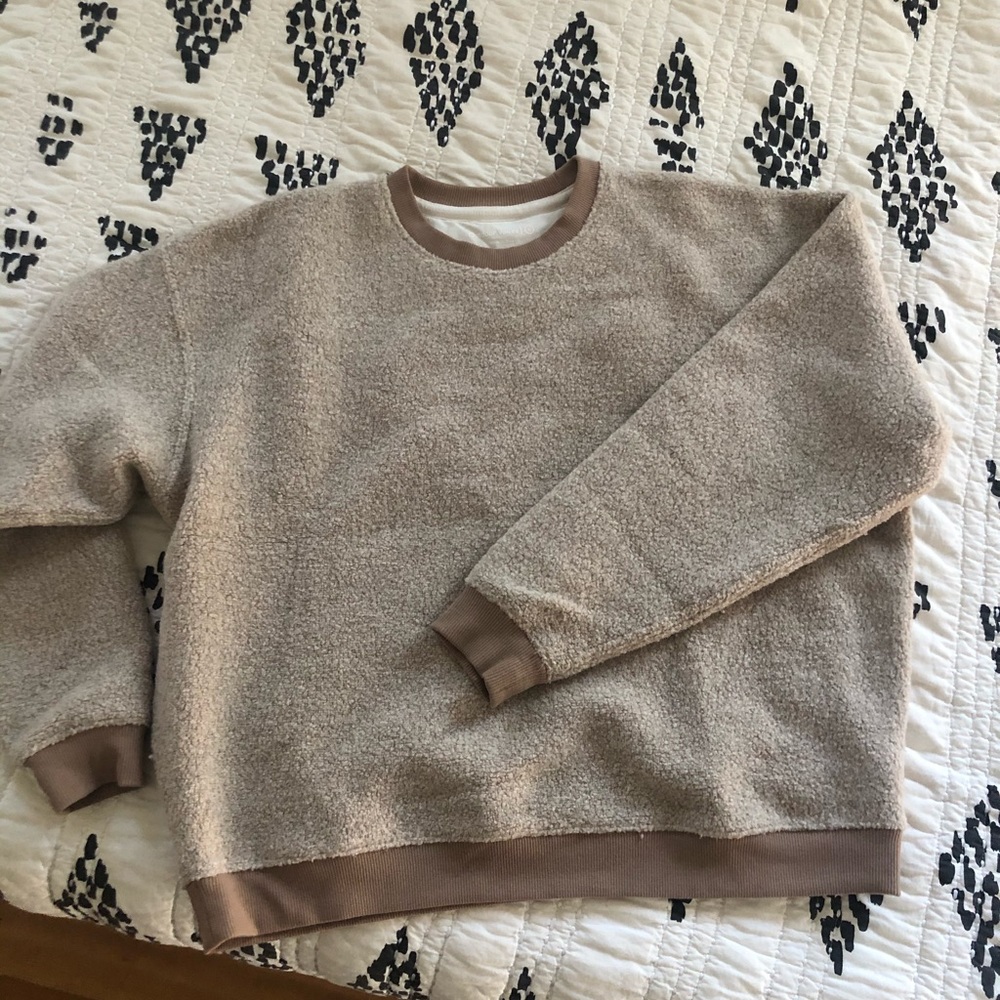 Outdoor Voices Mega Fleece Crewneck- Oatmeal